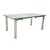 Modern Casanova Glass and Chrome Silver Dining Table from Draenert For Sale - Image 3 of 9