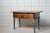 Antique Classic Folk Art Gustavian Swedish Turquoise Table with a Drawer For Sale - Image 5 of 10