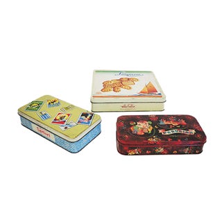 Vintage Sweet Tins, 1960s, Set of 3 For Sale