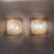 Abstract Murano Glass Wall Sconces from Mazzega, Italy, 1960s, Set of 2, in Good conditions. Designed 1970 to 1979 Up to...
