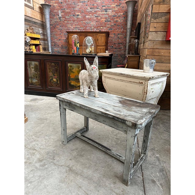 Early 20th Century Distressed Console Table For Sale - Image 6 of 10