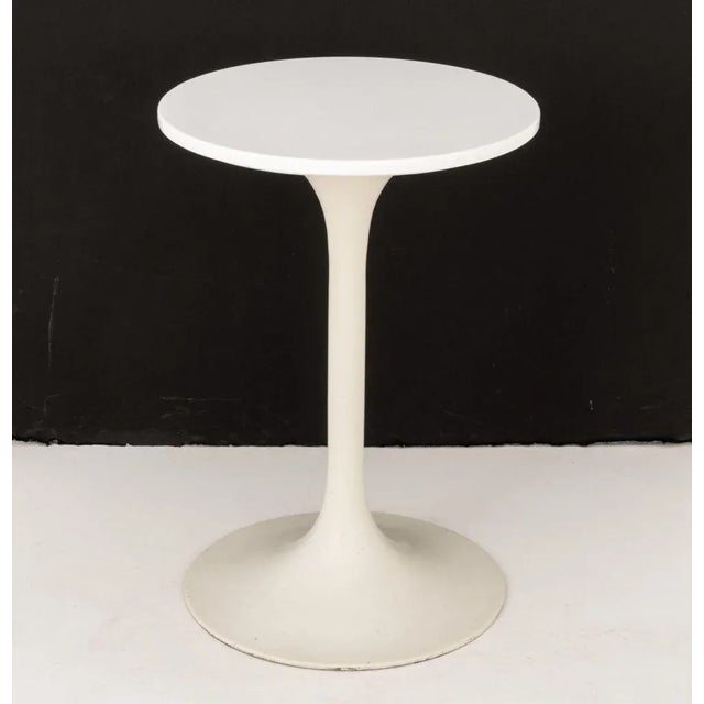 Eero Saarinen Eero Saarinen Tulip Style Side Table For Sale - Image 4 of 4