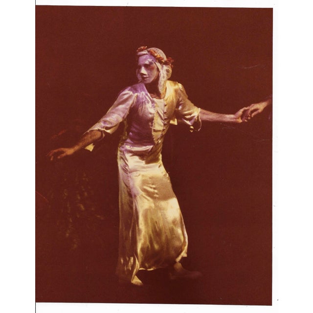 Color dance photograph from the archive of British photographer Malcolm Hoare (1942-1994). Hoare photographed the Rambert...