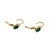 Giorgio Visconti. 18k Gold Pendant and Earrings with Emeralds and Diamonds., 2000s For Sale - Image 3 of 9