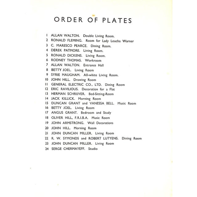 "Colour Schemes for the Modern Home" 1933 Patmore, Derek For Sale - Image 4 of 13