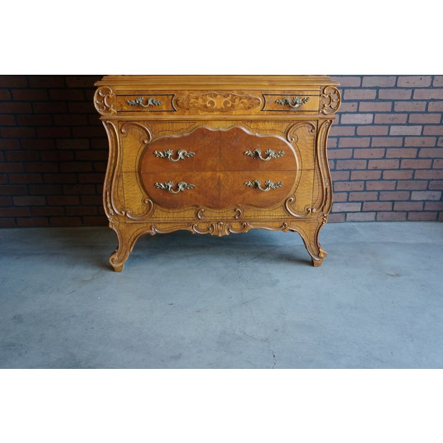 Antique Tall Chest of Drawers For Sale - Image 4 of 7