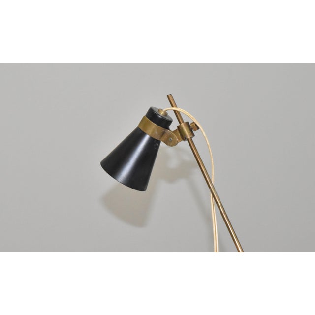 Black Vintage Sasso Lamp by Luigi Caccia Dominioni for Azucena, 1948 For Sale - Image 8 of 10