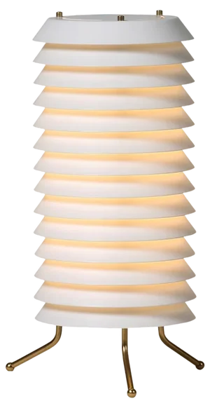 White Maija Table Lamp by Ilmari Tapiovaara