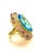Bochic "Orient" Vintage Multi Sapphire, Topaz & Diamond Ring Set 18K Gold & Silver For Sale In New York - Image 6 of 18