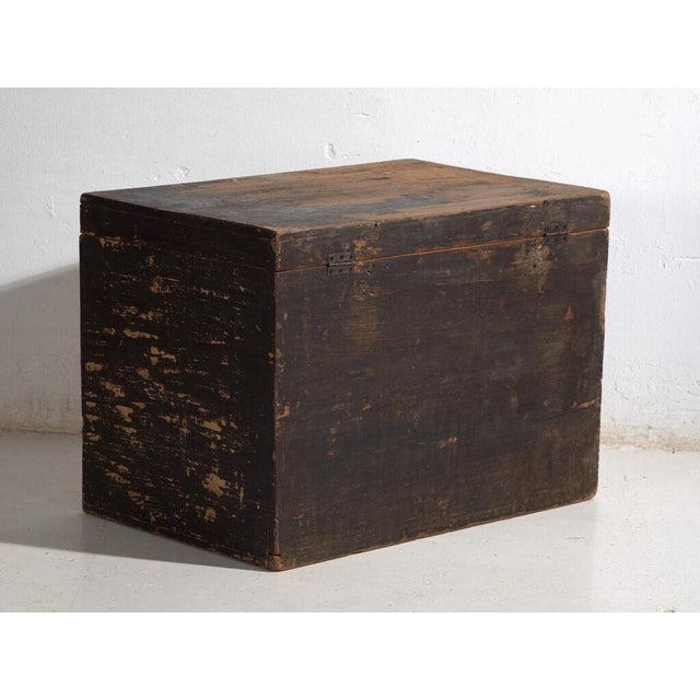 Antique Chinese Painted Trunk For Sale - Image 11 of 12