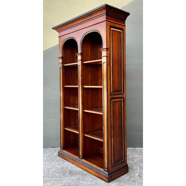 Vintage Hickory White Arched Etagere For Sale In West Palm - Image 6 of 12