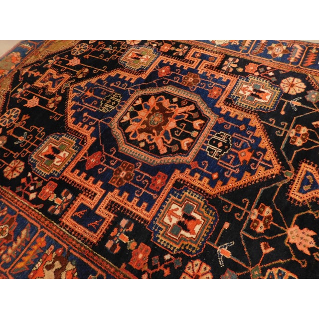 Textile Antique Persian Rug 4'6"x 7' For Sale - Image 7 of 13