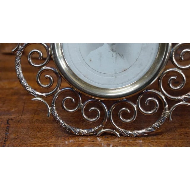 Antique Victorian English Brass Ring Photos Frames, Set of 2 For Sale - Image 10 of 13