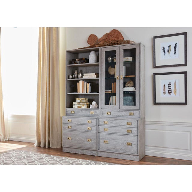 Ethan Allen Callum File Base With Bookcase Chairish