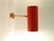 Cylinder Wall Lamp with Red Shade and Chrome Arm by J.T. Kalmar, 1960s For Sale - Image 11 of 11