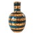 Italian Gold and Teal Crackle Pottery Vase For Sale