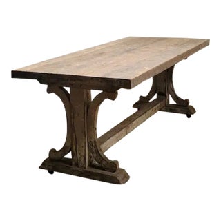 19th Century French Atelier Table For Sale