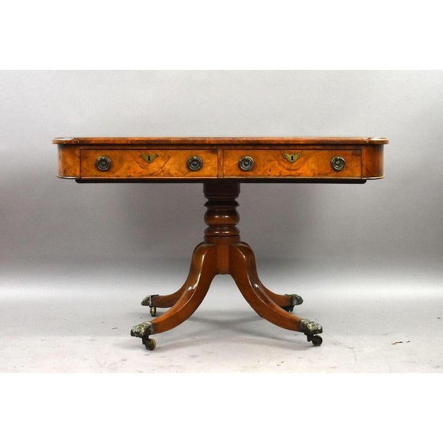 Victorian Walnut Writing Table Item Code: S27-1147 A fine Victorian walnut writing table of elegant form, fitted with a...