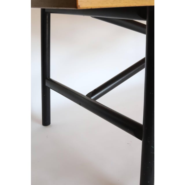 Wood Danish Cabinetmaker Table Desk For Sale - Image 7 of 10