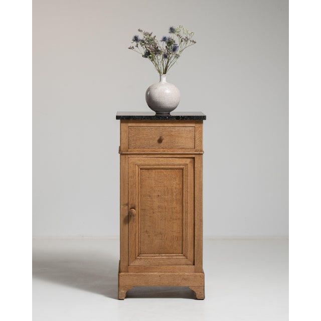19th Century France Belgian Brown Oak Side Table For Sale - Image 4 of 15