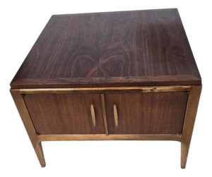 Lane Mid-Century Modern Walnut Cabinet End Table | Style 997-92