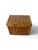 Gorgeous tortoise bamboo and seagrass trunk perfect for a table or storage with bronze hardware.