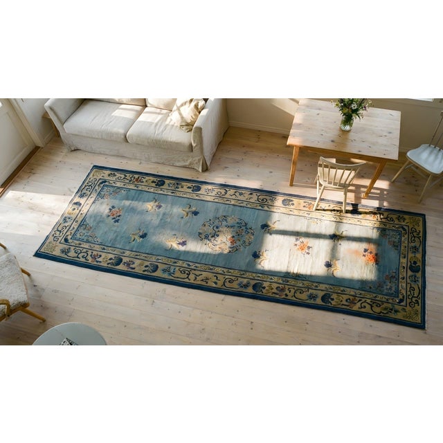 1920s Chinese Peking Carpet For Sale - Image 10 of 11