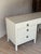 Vintage Simmons Metal Desk With Original Square Pulls, C 1940s For Sale - Image 12 of 15