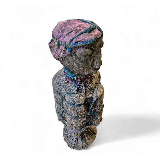 African Multi Material Figure, 1970s For Sale - Image 14 of 18