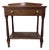 Antique American Late Sheraton Cherry Washstand With Lower Shelf For Sale
