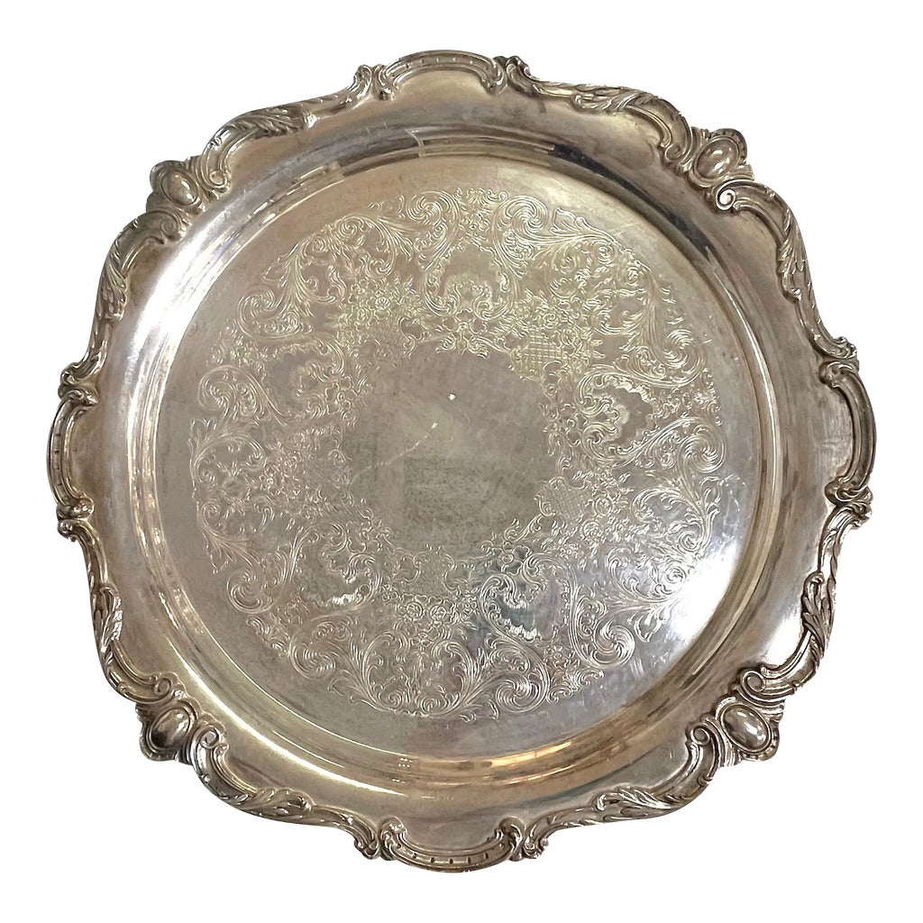 ヴィンテージ　NEW ENGLAND SILVER PLATE CO.　プレート vintage-wilcox-international-