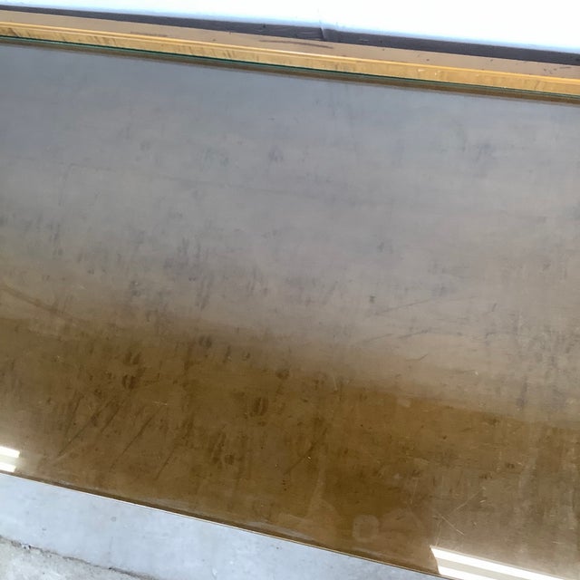 Vintage Regency Style Console Table, Writing Desk or Vanity With Curule Base For Sale - Image 10 of 12