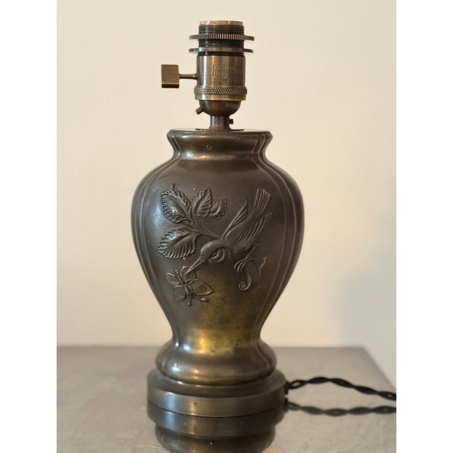 Art Deco Bronze Table Lamp from Stjärnmetall, 1930s For Sale - Image 4 of 11