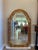 Queen Anne Large Queen Anne Gilded Glass Mirror For Sale - Image 3 of 11