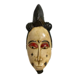African Guru Female Portrait Mask 14" H