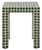 Wood Hotaru Tile Accent Table in Dark Green For Sale - Image 7 of 7