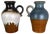 Fat Lava Pottery Vases from Scheurich, Germany, 1970s, Set of 2 For Sale
