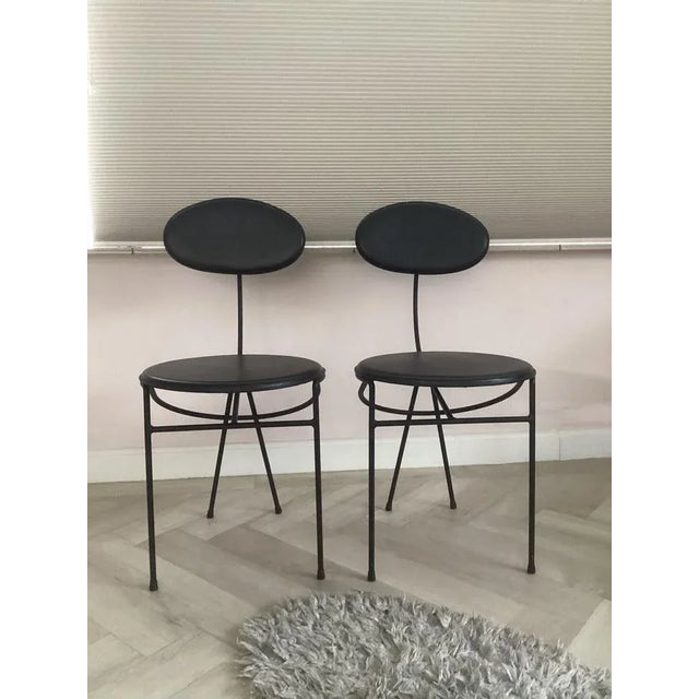 Set of Chairs from Mobil Metal Italy, 1980s For Sale - Image 7 of 7