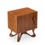 Vladimir Kagan Style Mid Century Sculpted Walnut Nightstands - Pair For Sale - Image 10 of 11