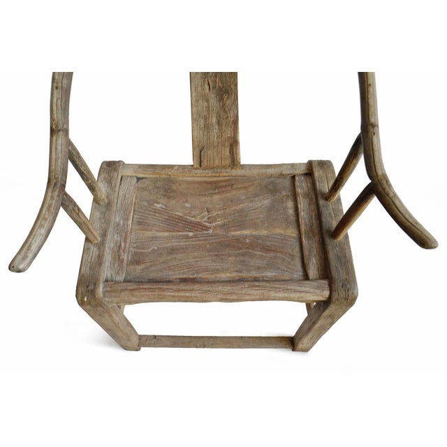 Wood Vintage Ming Wood Chair For Sale - Image 7 of 9