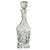 Elegant Atlantis Crystal decanter with fitted stopper, crafted in Portugal from fine cut glass with 24% lead content....