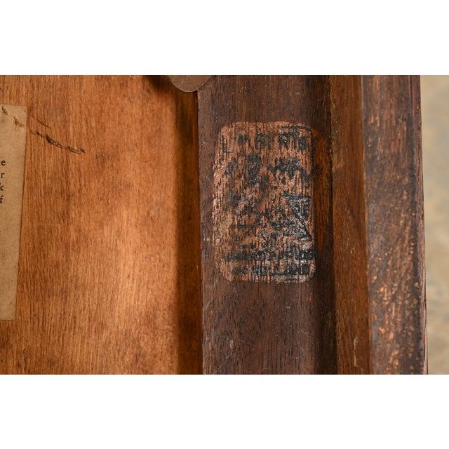 Limbert Antique Mission Oak Arts & Crafts Side Chair or Dining Chair, Circa 1910 For Sale - Image 11 of 12