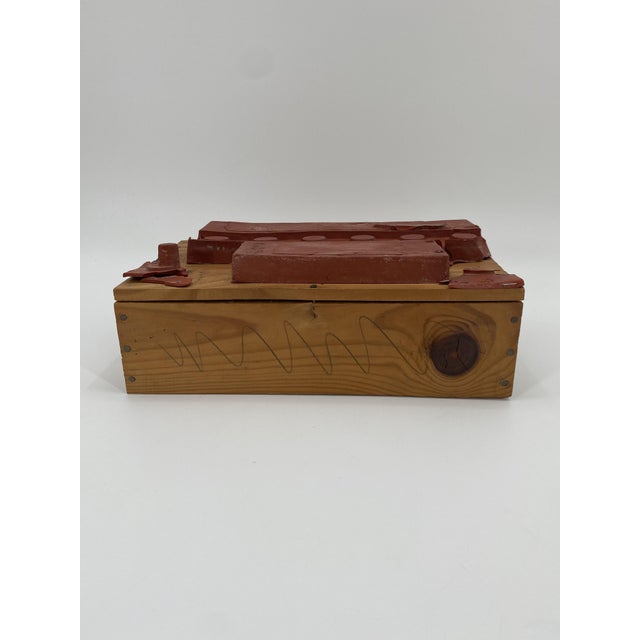 Klaus vom Bruch, Holzbatterie Wall Object, 1995, Wood & Resin For Sale - Image 14 of 16