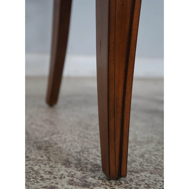 Wood Set of 6 Hekman Regency Style Dining Room Chairs For Sale - Image 7 of 12