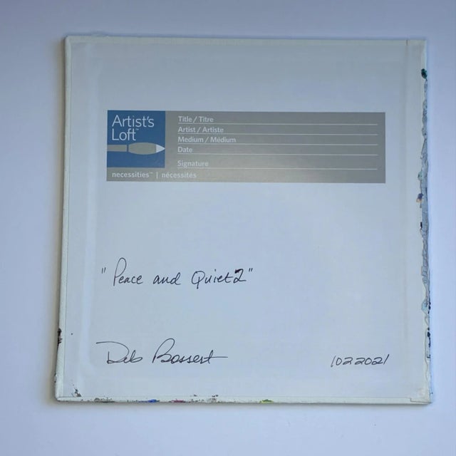 "Peace and Quiet 2" Contemporary Original Acrylic Painting by Deb Bossert For Sale - Image 10 of 10