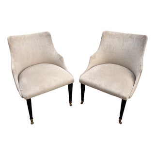 Antique Empire Style Chairs, 1890s, Set of 2 For Sale