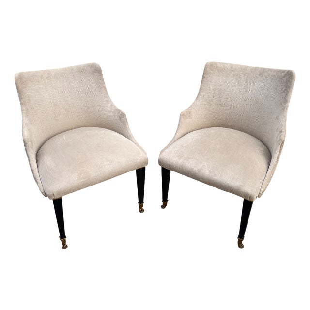 Antique Empire Style Chairs, 1890s, Set of 2 For Sale