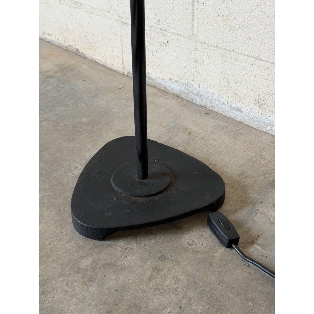 1950s Mid-Century Modern Metal Floor Lamp With 3 Adjustable Gooseneck Shades For Sale - Image 10 of 10