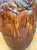 Vintage Brown Glazed Ceramic Elephant Lamp For Sale - Image 11 of 12