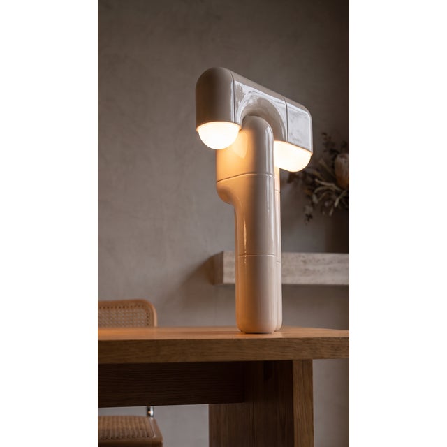 Cream U 016 Table Lamp by Rollo Studio For Sale - Image 8 of 12